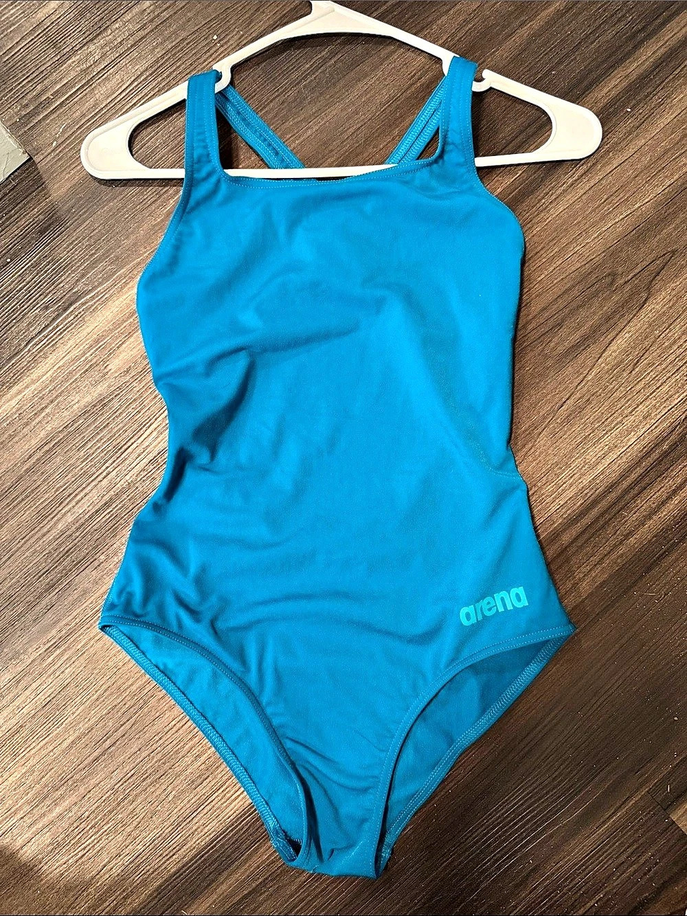 arena Women's Solid Team Challenge Back One Piece Swimsuit Blue